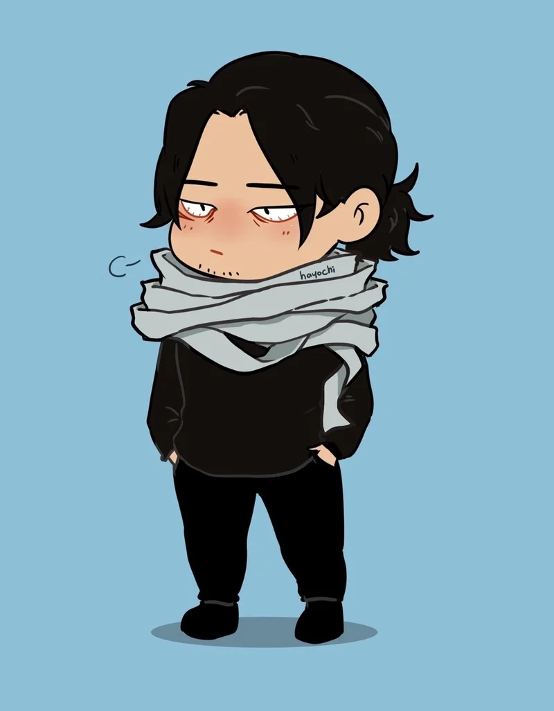 Aizawa Shouta chibi vừa ngầu vừa dễ thương