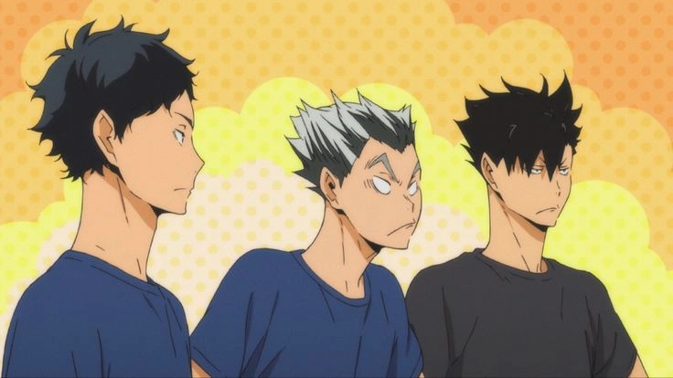 Akaashi Bokuto Kuroo Tsukishima là nhóm nam thần