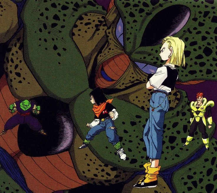 Cell absorbs Android 18 khoảnh khắc đầy ám ảnh