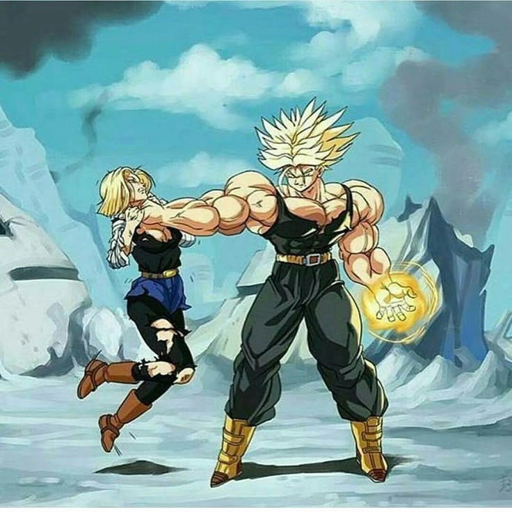 Android 18 Goku giao chiến ngắn nhưng mãn nhãn