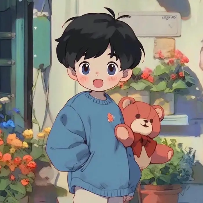 Dễ mến và đáng yêu với ảnh chibi nam dễ thương