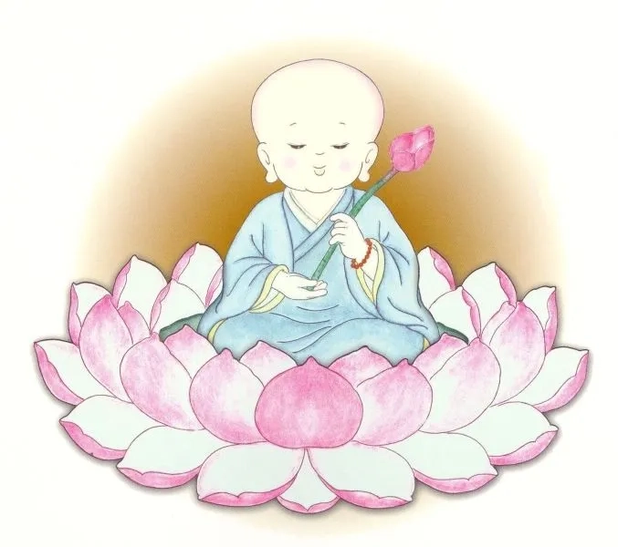 Ngắm nhìn những chú tiểu dễ thương an nhiên