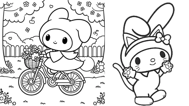 Tranh tô màu melody là như thế nào