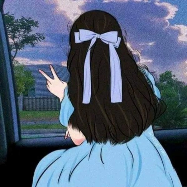 Trang trí bằng hình nền cô gái buồn quay lưng độc lạ