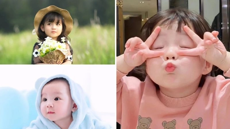 Nghĩa về ảnh em bé gái