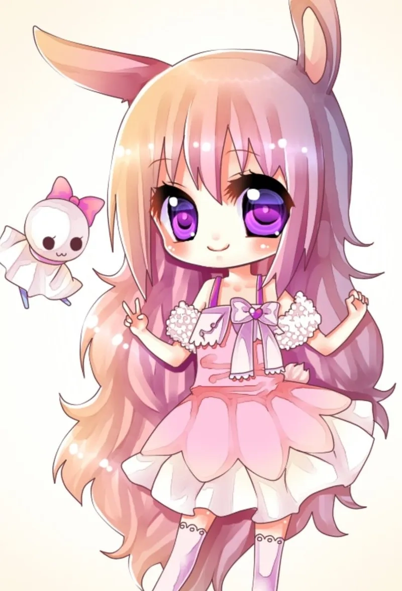 Khám phá hình anime nữ chibi cute
