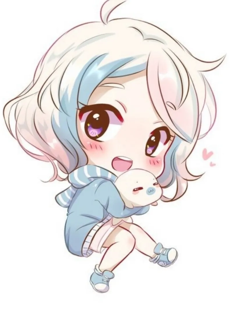 Ngắm hình con gái cute chibi cực yêu