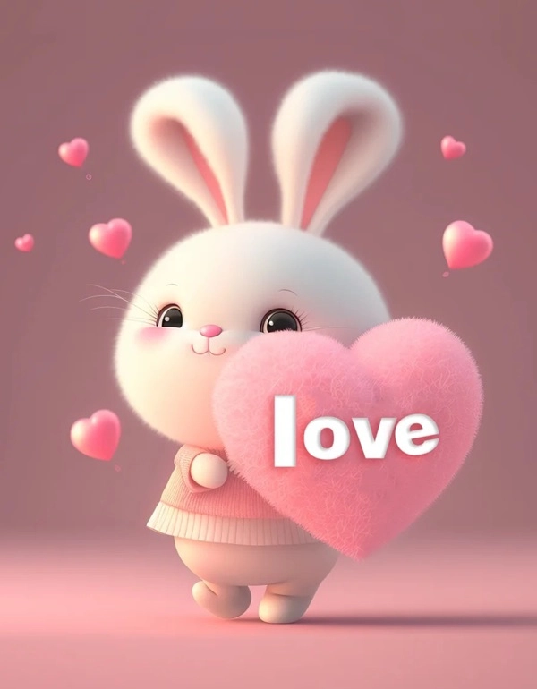 Tổng hợp sticker thỏ cute hình chibi dễ thương để dán chat