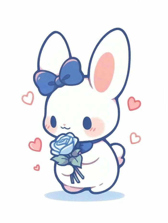 Săn ngay con thỏ cute đáng yêu dễ thương như bước ra từ truyện