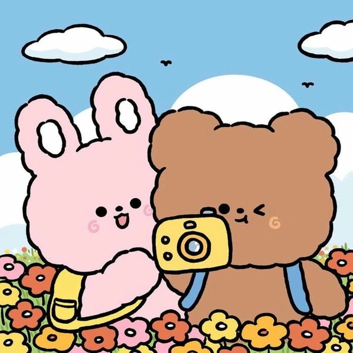 Tải ngay bộ hình con thỏ chibi đáng yêu chuẩn style bạn trẻ