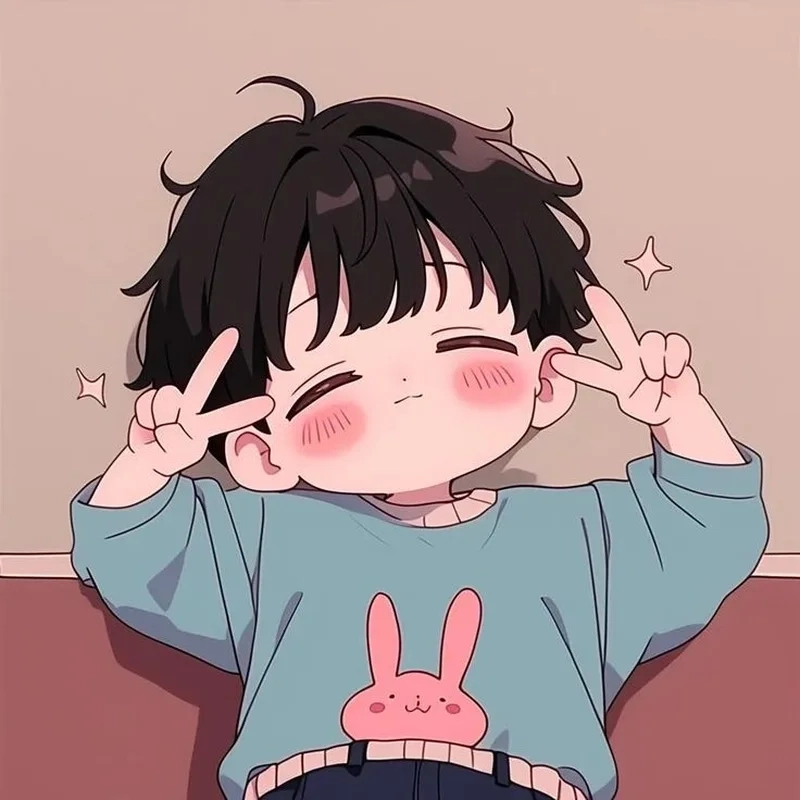 Tải về avatar anime nam cute chibi phong cách lạnh lùng