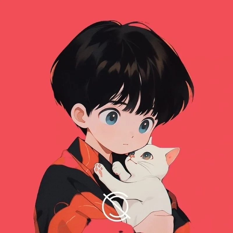 Lưu ngay cute chibi anime boy couple avatar ngọt ngào dễ thương
