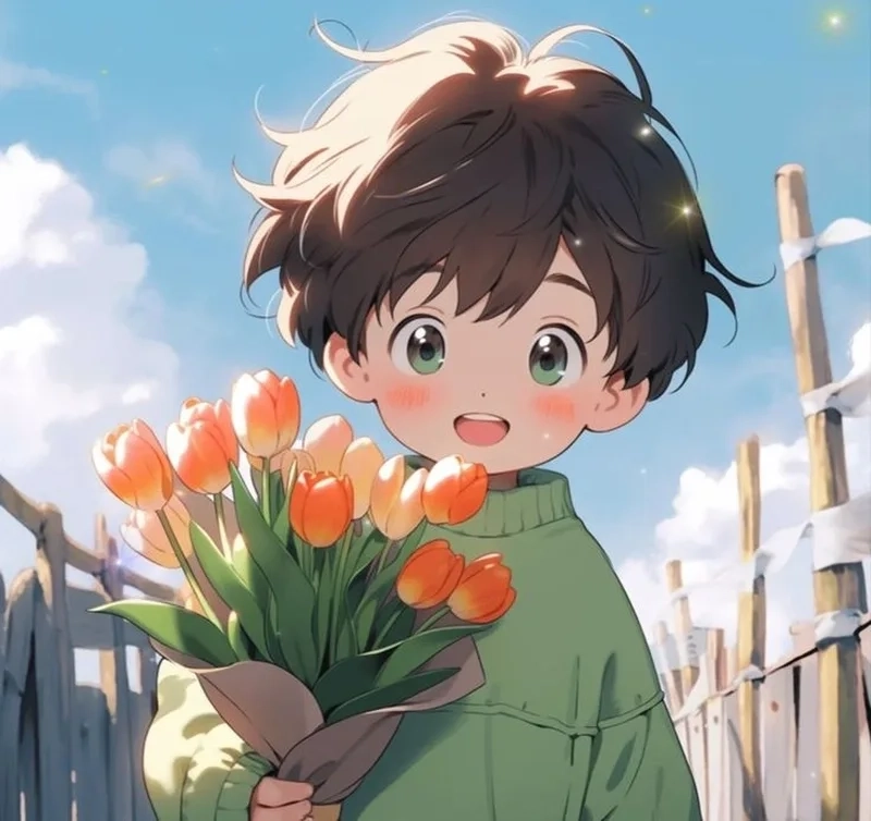 Tải ngay avatar chibi nam cute ngầu cực chất cho profile