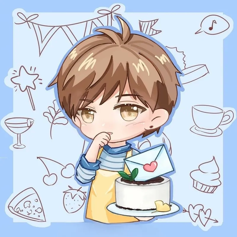 Ngắm ngay ảnh anime nam cute chibi đáng yêu