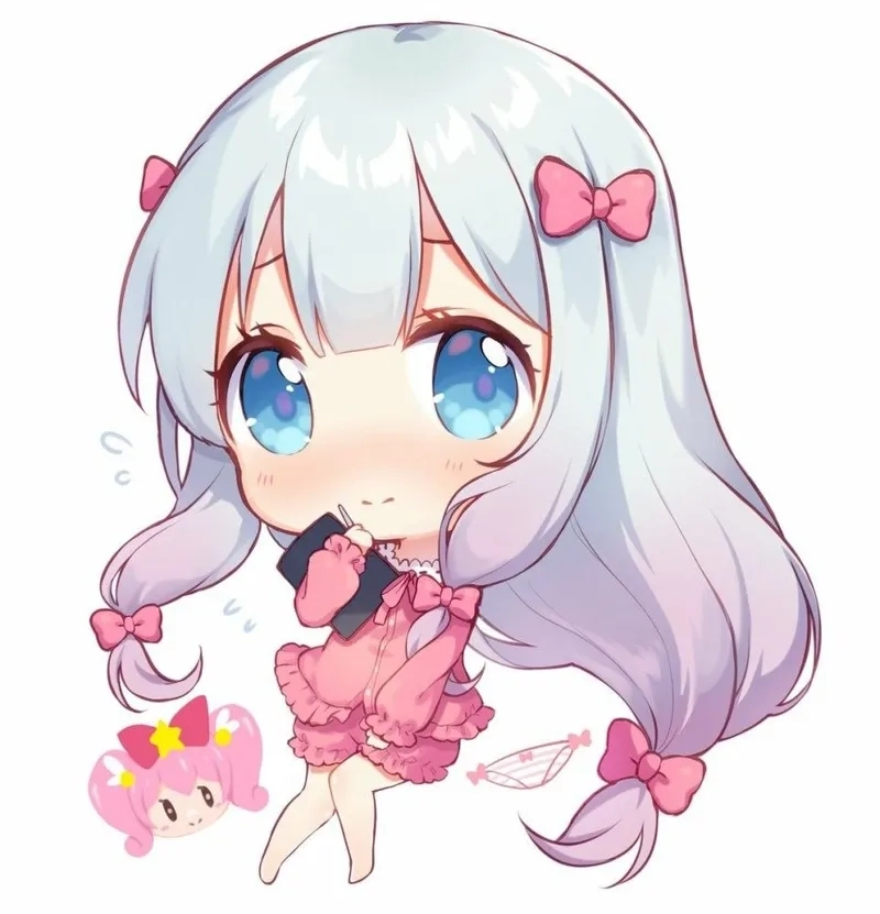 Chiêm ngưỡng hình anime nữ cute chibi cực chất