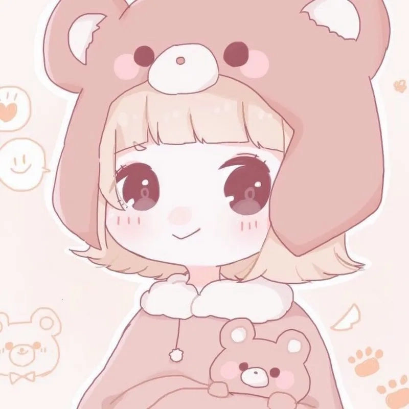 Khám phá ảnh chibi cute nữ đơn giản cực yêu