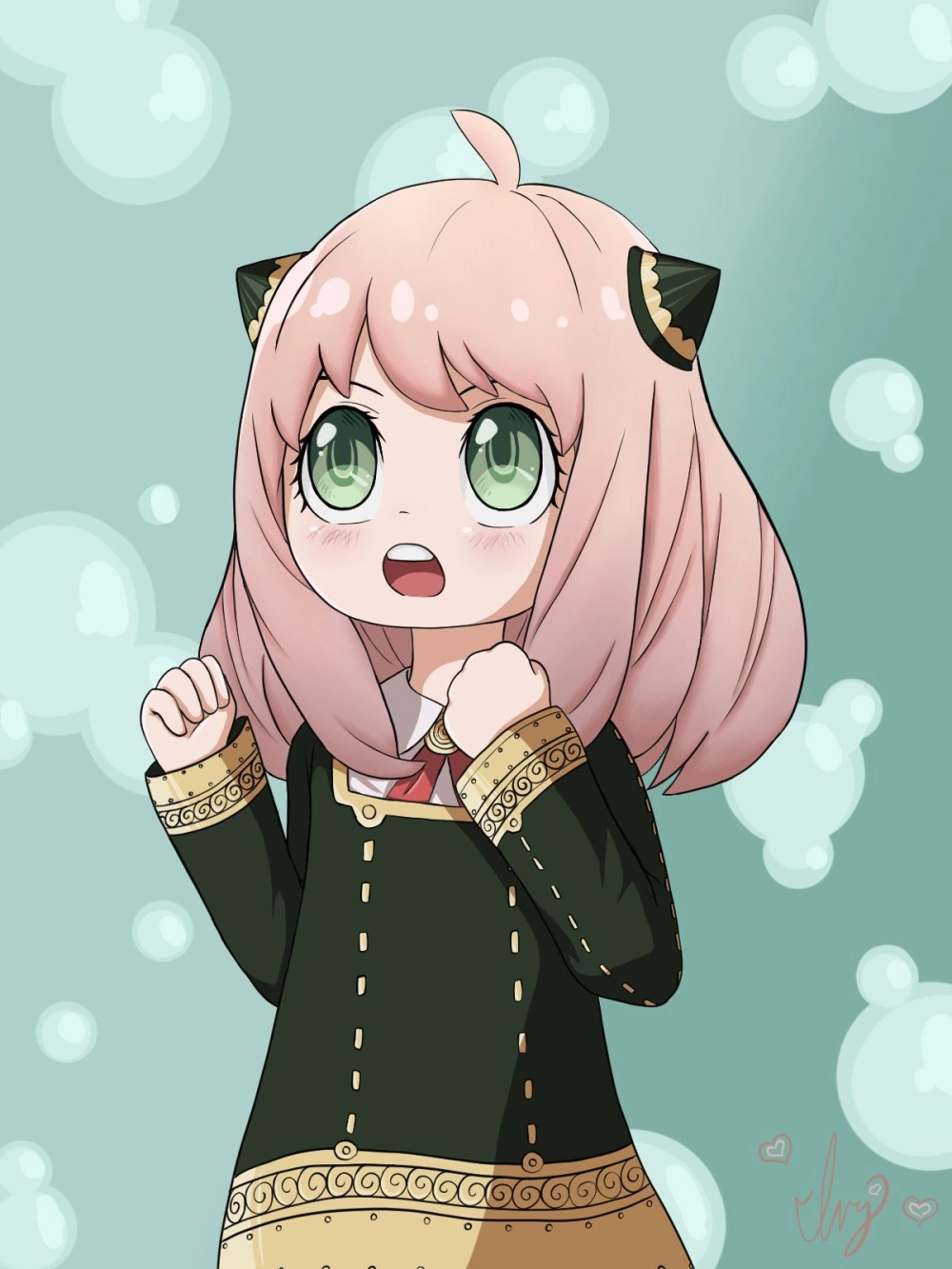 Ngắm anime nữ Anya xinh đẹp tuyệt vời