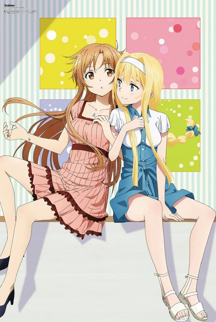 Asuna x Alice hai sắc đẹp đối lập hoàn hảo