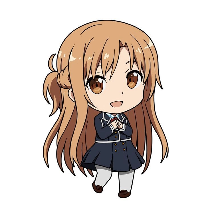 Ảnh Asuna chibi đáng yêu ngập tràn năng lượng