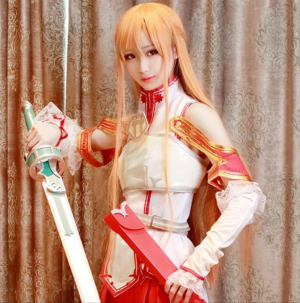 Asuna cosplay Sword Art Online siêu ngầu