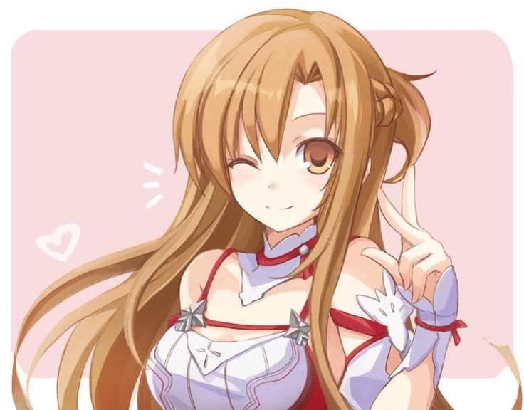 Anime gái dễ thương với biểu cảm ngây ngô đáng yêu