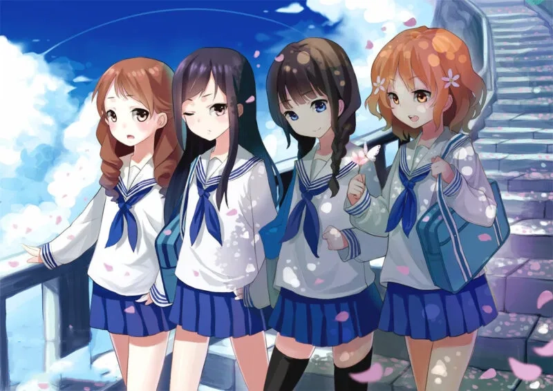 Cập nhật ảnh anime đôi bạn thân cực chất