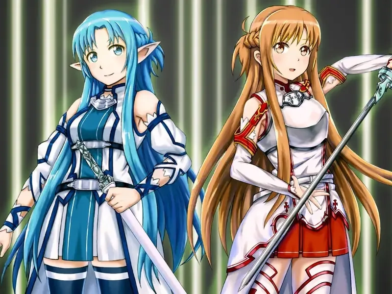 Thế giới sword art online asuna stacia huyền ảo