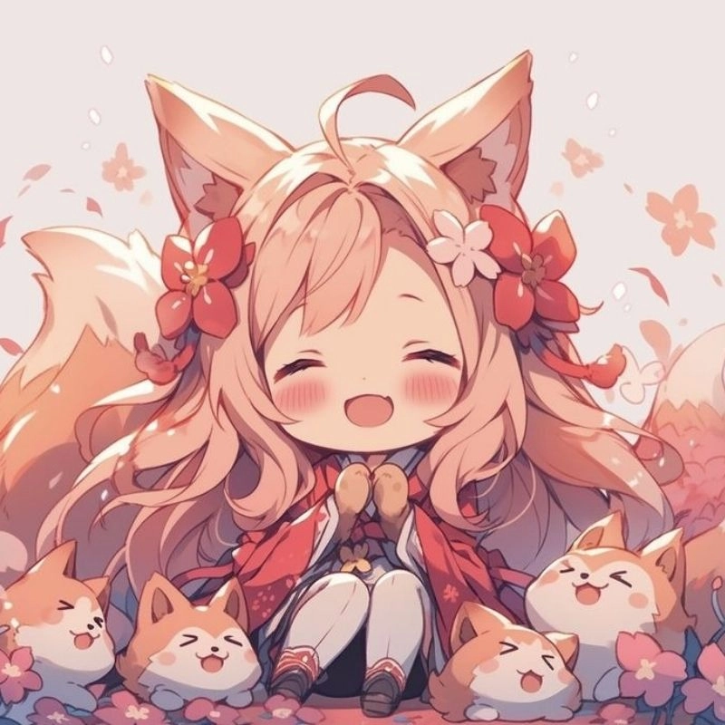 Tặng bạn thân chibi avatar đôi bff cute nữ cực kỳ hợp