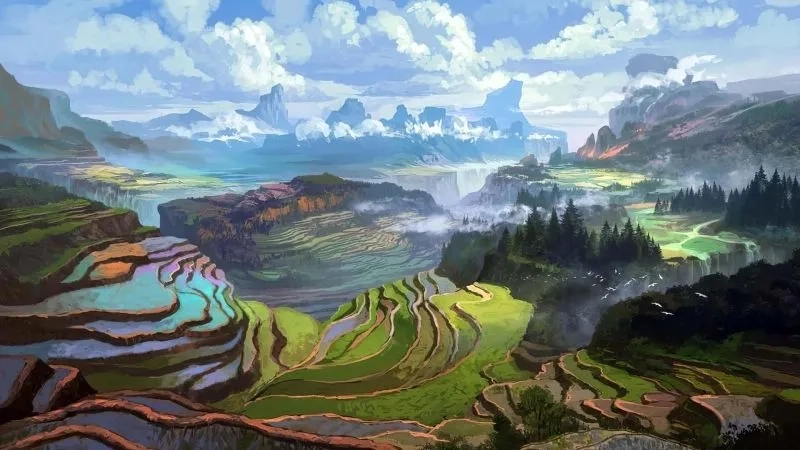 Ngắm nhìn hình nền bầu trời chill đẹp mơ màng
