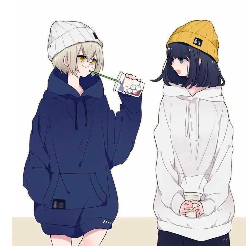 Gợi ý avatar cho bạn thân 2 người vô tri ngầu bá đạo