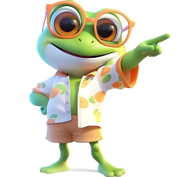 Ngắm nhìn hình ảnh con ếch cute cực đáng yêu