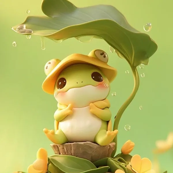 Chọn ngay avatar con ếch siêu dễ thương