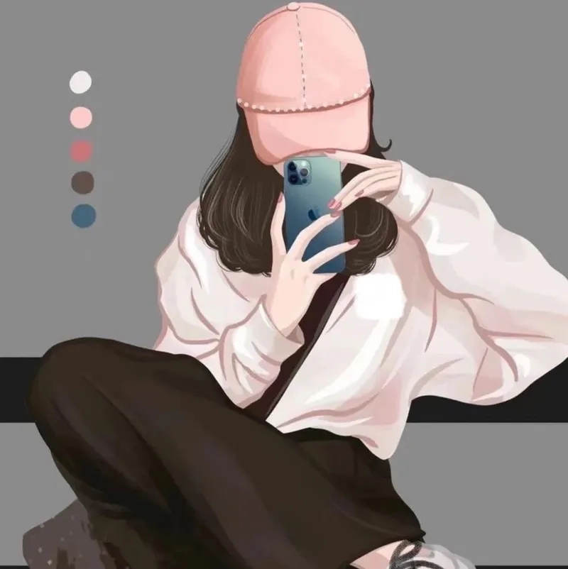 Đổi mới cùng avatar cute cô gái xinh