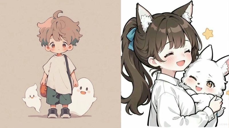Ảnh avatar cute girl chibi là như thế nào