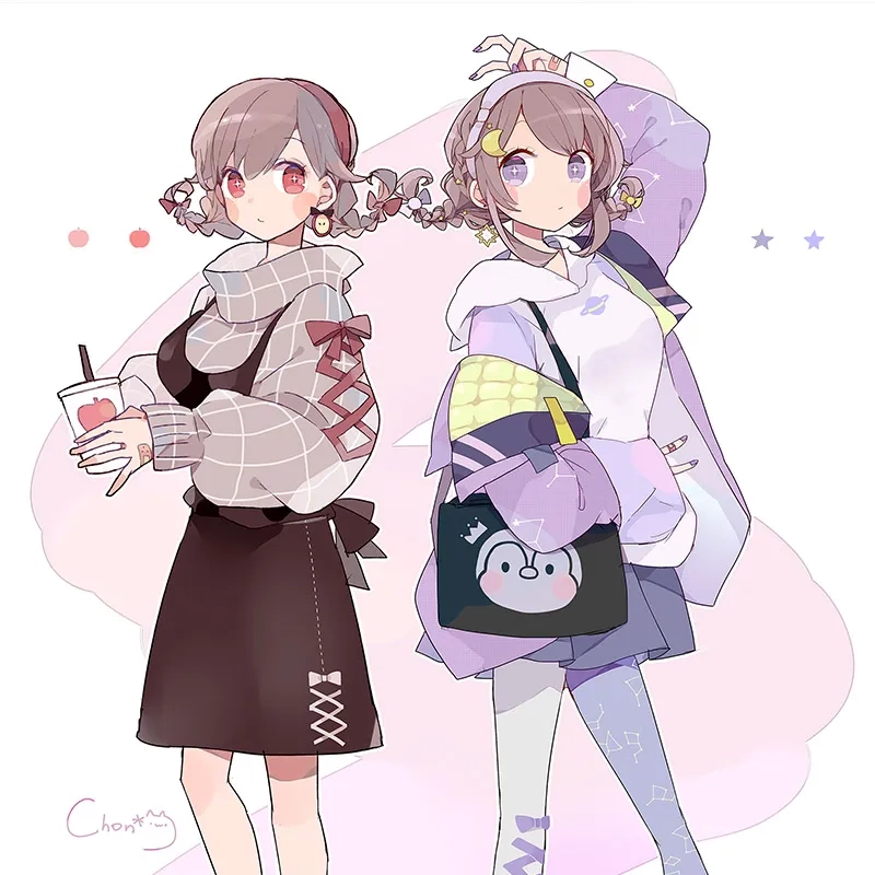 Khám phá avatar đôi bạn thân nữ anime phong cách Nhật