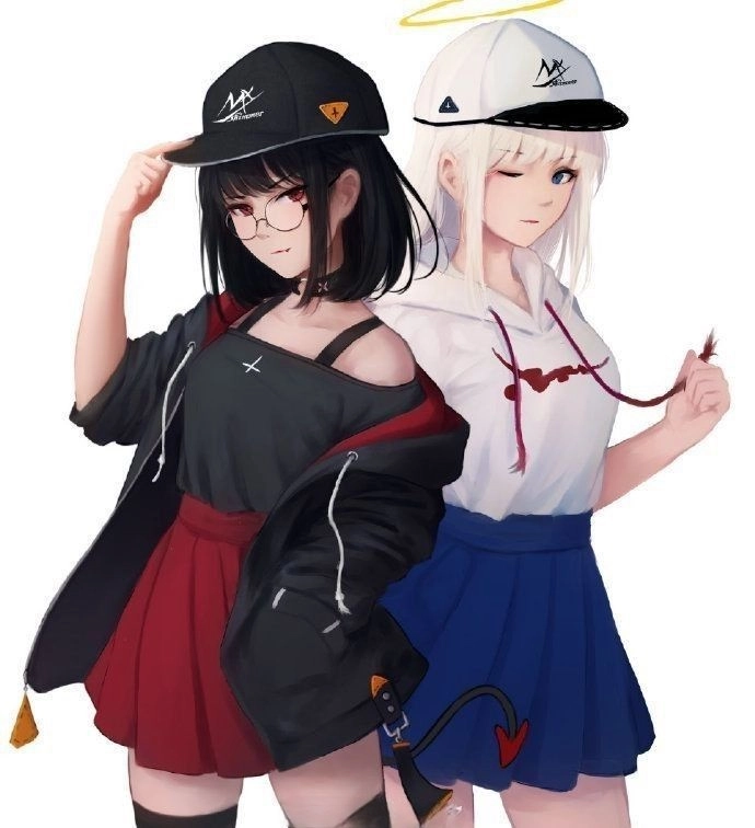 Cập nhật cute avatar đôi bff nữ chibi theo xu hướng