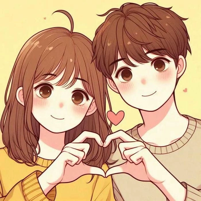 Tìm ảnh anime chibi avatar cute đôi siêu đáng yêu