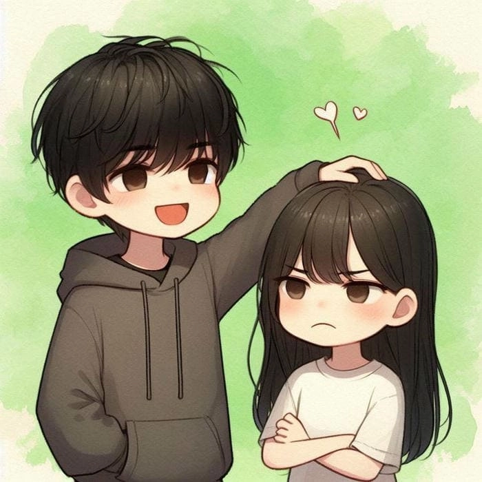 Xem ngay chibi cute avatar đôi dễ thương cho bạn