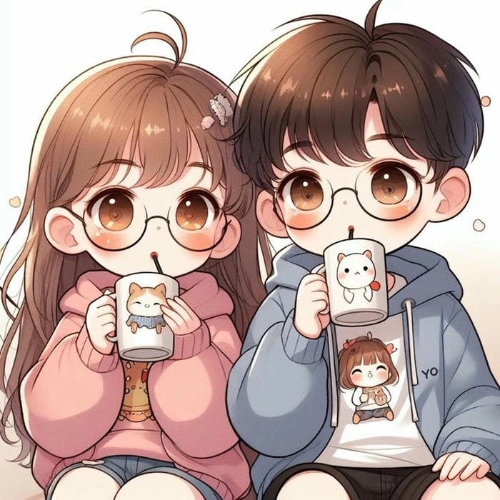 Tìm kiếm chibi avatar cute đôi đẹp theo phong cách anime