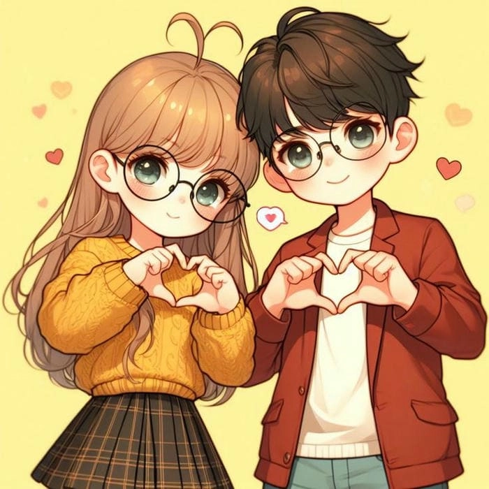 Chia sẻ bản thân chibi avatar đôi bff cute với bạn thân