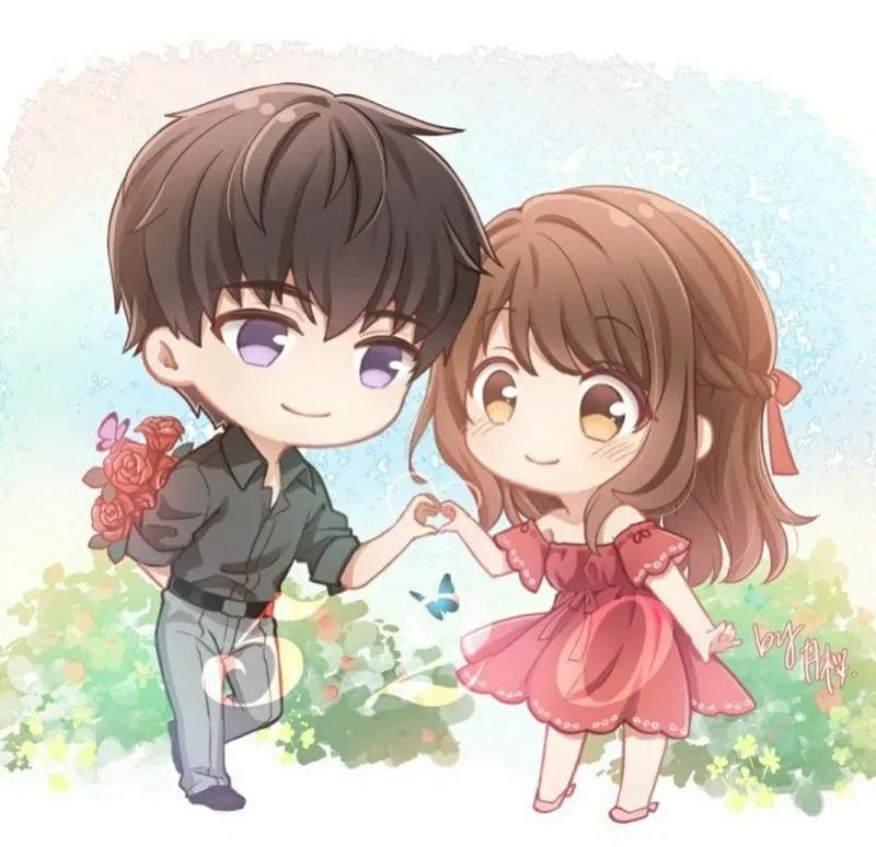 Sưu tầm avatar đôi bff cute chibi dễ thương độc đáo
