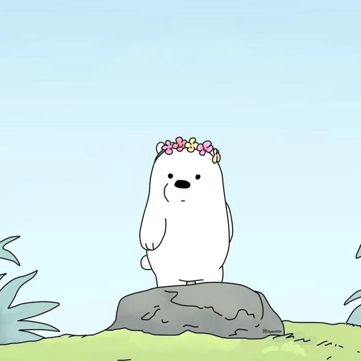 Khám phá ảnh gấu trắng cute cực đẹp