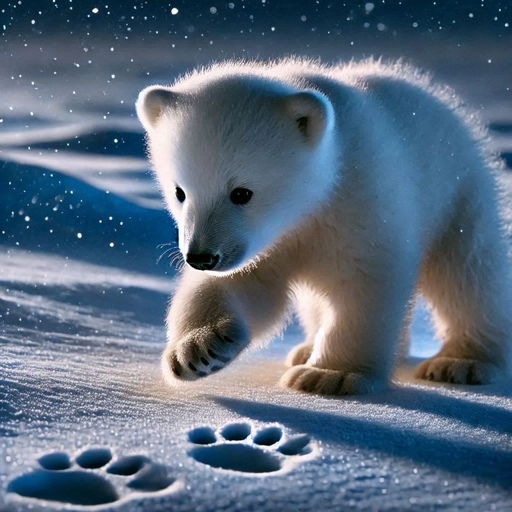 Tuyển chọn những hình ảnh gấu trắng cute hot