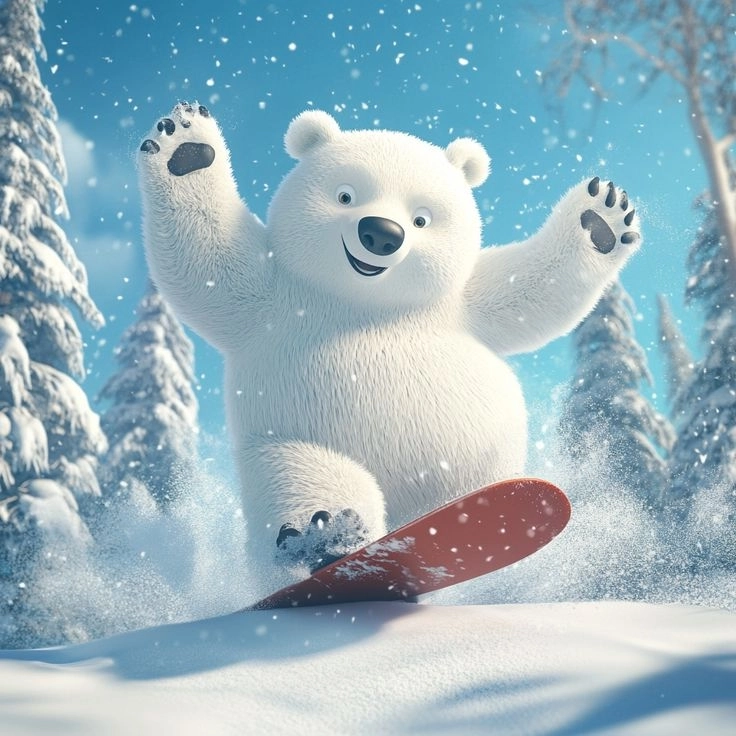 Tải hình nền gấu trắng cực đẹp