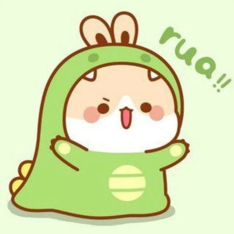 Chọn ngay avatar mèo khủng long dễ thương