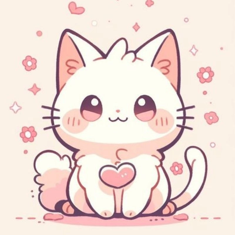 Chiêm ngưỡng avatar chibi mèo cute dễ thương