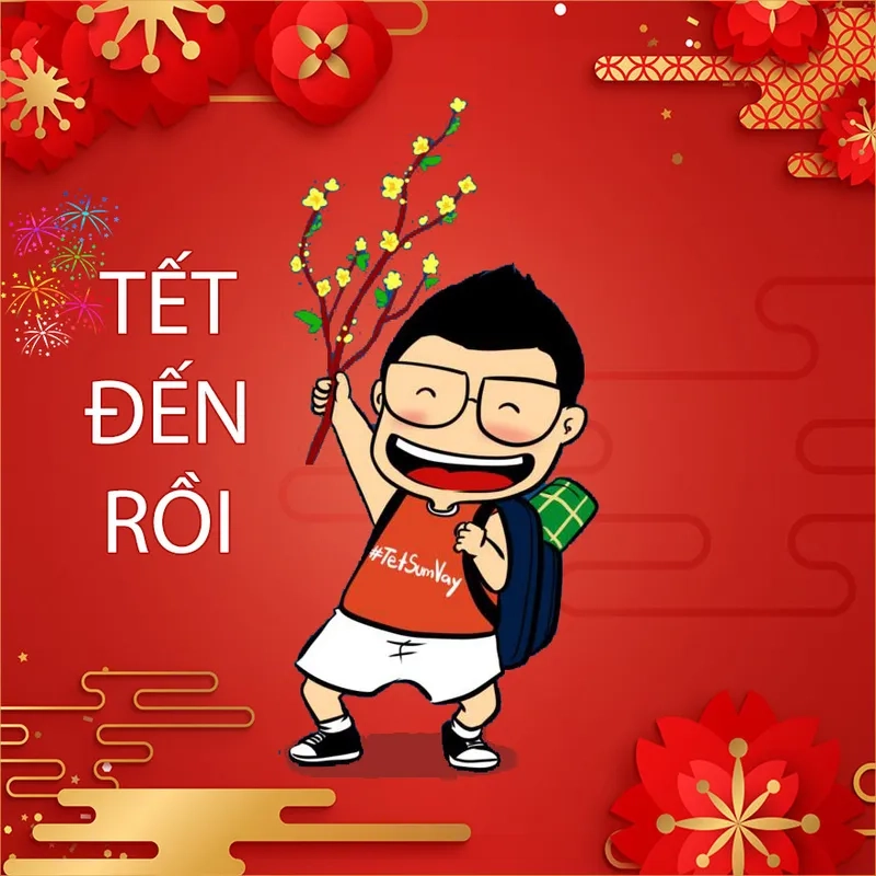 Gửi lời hay qua avatar chúc tết ý nghĩa