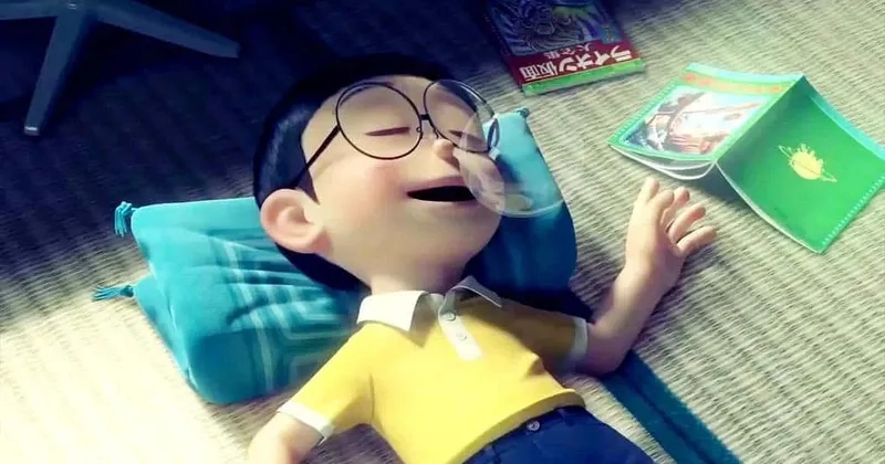 Ngắm nhìn hình nobita cute siêu dễ thương