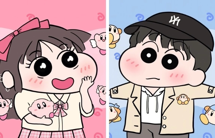 Ngắm nhìn ảnh cu shin ngầu siêu chất