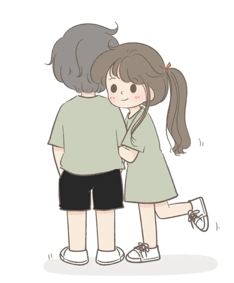 Đắm say cùng ảnh nền tình yêu cute cực xinh